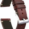 New Niziruoup Leather Watch Bands Quick Release Top Grain Leather Watch Strap 19Mm 20Mm 21Mm 22Mm Universal Vintage Crazy Horse Oiled Handmade Genuine Leather Strap Replacement Band For Men Women