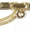 Best Timex Gold Plated Vintage C Ring Hook End Expansion Band W Safety Chain