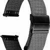 New JIEANTE Jieante Stainless Steel Mesh Watch Band For Mens Women, Quick Release Mesh Watch Straps 18Mm 20Mm 22Mm 24Mm (20Mm Silver)