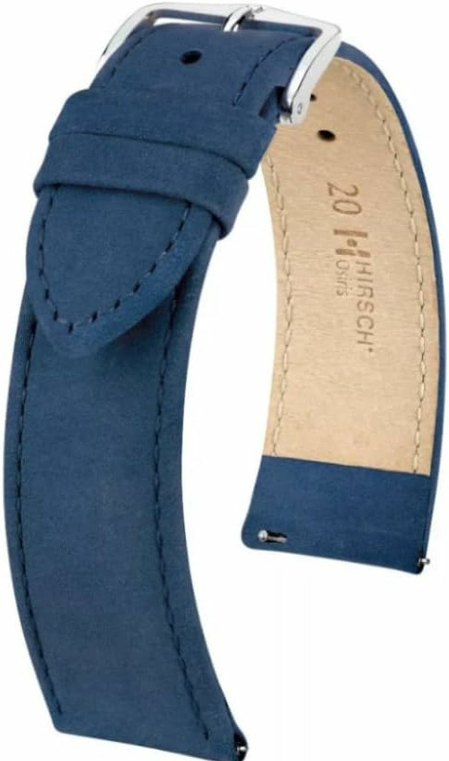 Online BUZZUFY Buzzufy Hirsch Osiris Nubuk Blue Watch Band Strap 18/16 Mm 03433180-2-18