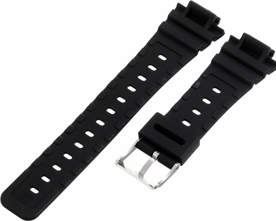 Hot Hadley-Roma Hadley-Roma Ms3210Ra 160 16Mm Polyurethane Black Watch Strap