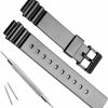 New uEmoh Waterproof Natural Resin Replacement Watch Band For Casio Women'S Lrw200H