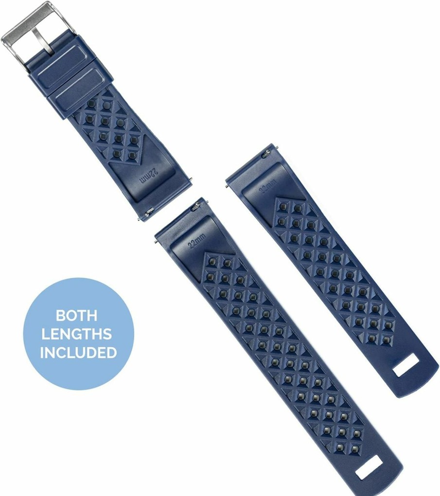 Wholesale BARTON WATCH BANDS Barton Tropical-Style V1 (Original Material) Watch Bands - Quick Release - Choose Strap Color & Size - 18Mm, 19Mm, 20Mm, 21Mm, 22Mm, 23Mm & 24Mm Watch Straps