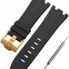 Clearance LaTool Latool Dive Rubber Silicone Watch Band Compatible With Audemars Piguet Royal Oak Offshore 15703 15710-28Mm Ap Rubber Watch Band Strap