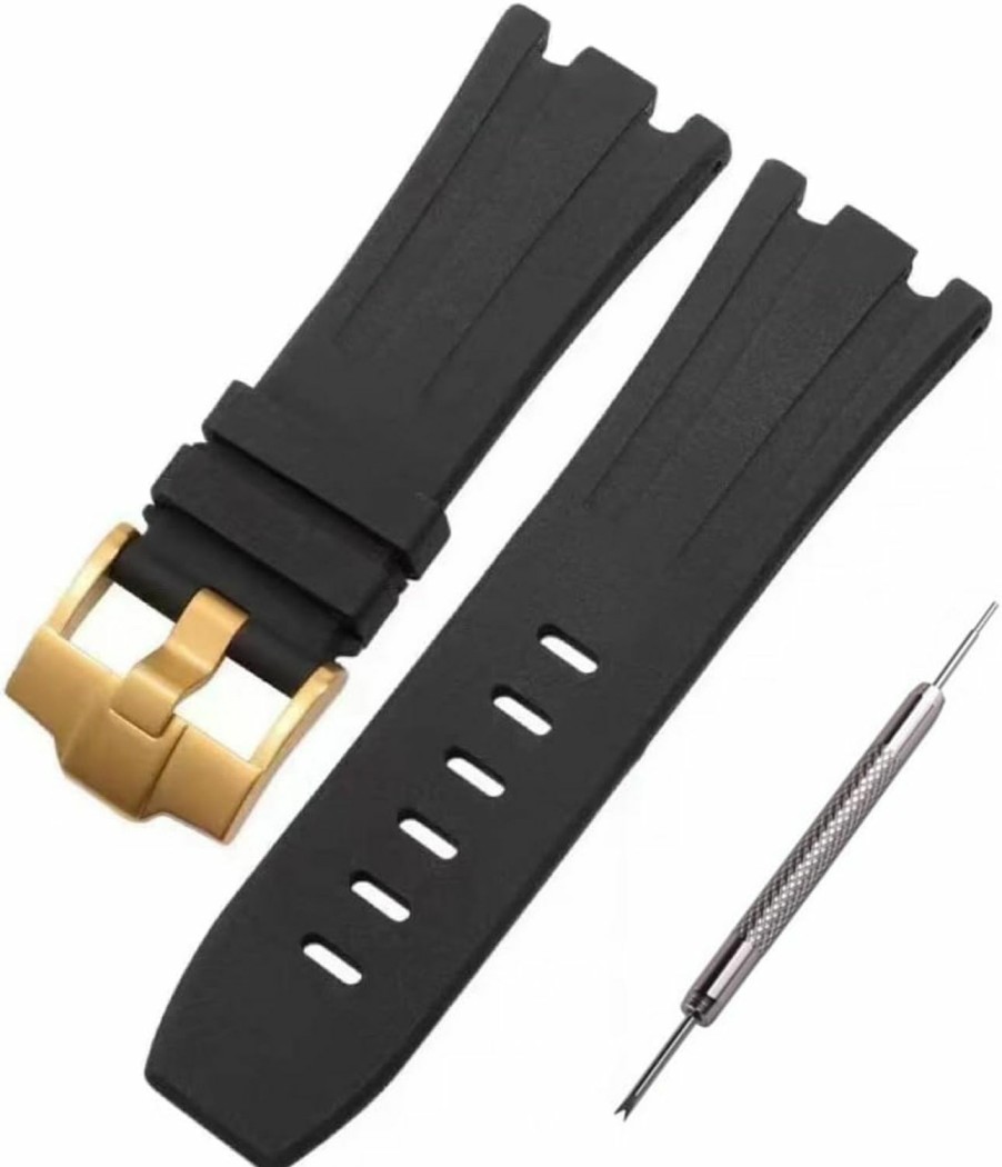 Clearance LaTool Latool Dive Rubber Silicone Watch Band Compatible With Audemars Piguet Royal Oak Offshore 15703 15710-28Mm Ap Rubber Watch Band Strap