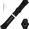 Wholesale Topuly Topuly 16Mm Resin Watch Band Replacement For Casio G-Shock G-100-2B G-100-2Bv G-200 G-2310-2V G-2400-2V Strap Wirstband Accessories For Men And Women