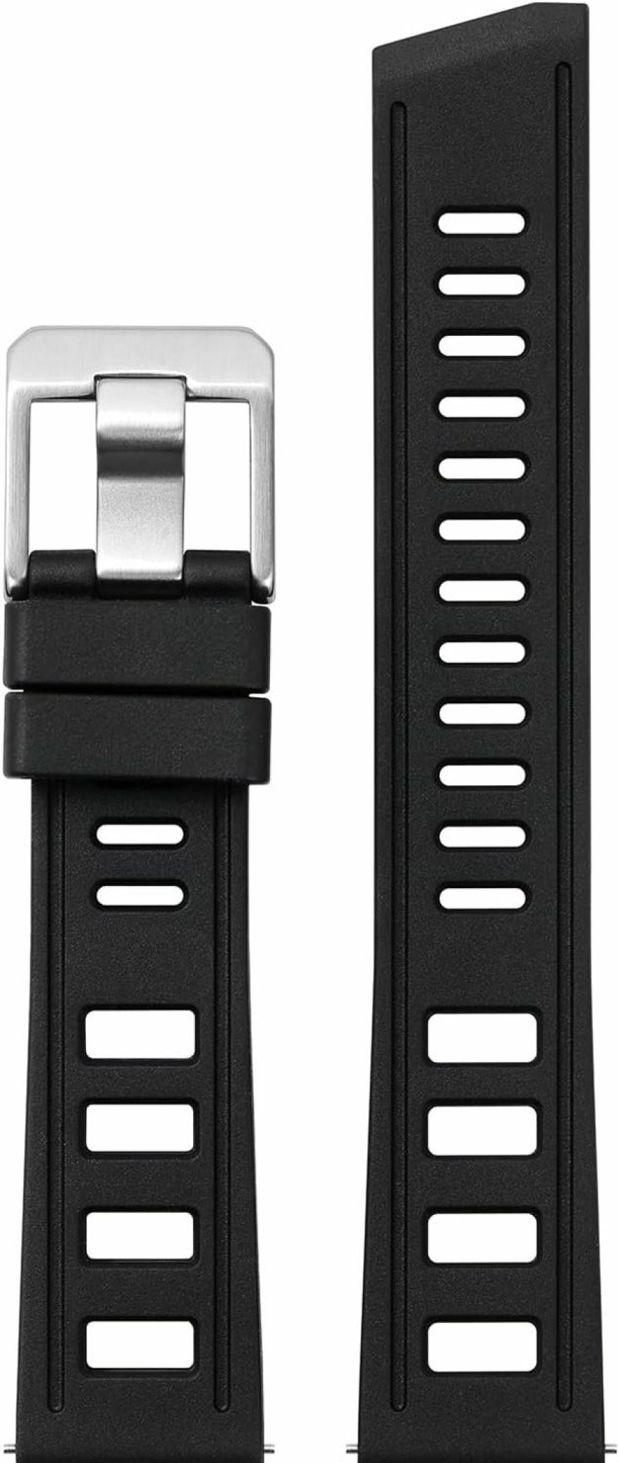 Wholesale 1963 Watch Rubber Watch Band 20Mm, Fast Release Watch Strap, Waterproof Soft Watch Bands With Soild Stainless Buckle, Breathable Wrist Watch Straps With 2 Fix Loops, Replacement Dive Watchbands For Men Women