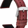 Hot WOCCI Wocci Nubuck Watch Bands With Stainless Steel Buckle, Italian Leather Replacement Watch Straps 14Mm 18Mm 20Mm 22Mm