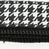 Online The Band The Band Chums 20Mm Hook & Loop Black White Houndstooth One Piece Sport Watchband