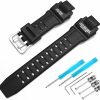 Clearance RBIPO Rbipo Resin Watch Band For Casio G Shock Men'S Ga-1000 Ga-1100 Gw-A1000 Gw-A1100 Gw-4000 G-1400 Gwa-1000 Replacement Watch Band Waterproof Wristband