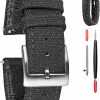 Online hemsut h Hemsut Canvas Quick Release Watch Band For Men Women, 18Mm, 20Mm, 22Mm, Military Quick Release Replacement Watch Straps Wrap