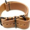 Wholesale Da Luca Made In Usa Shell Cordovan Military Watch Strap (Pvd Buckle) 18Mm 20Mm 22Mm 24Mm 26Mm