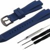 Online JETHENG Jetheng Rubber Replacement Watch Band Width 13X29Mm Fit For Michael Kors - Mk8152 Mk8295 Mk8356 Mk8380 Mk9020 Silicone Mens And Womens Strap