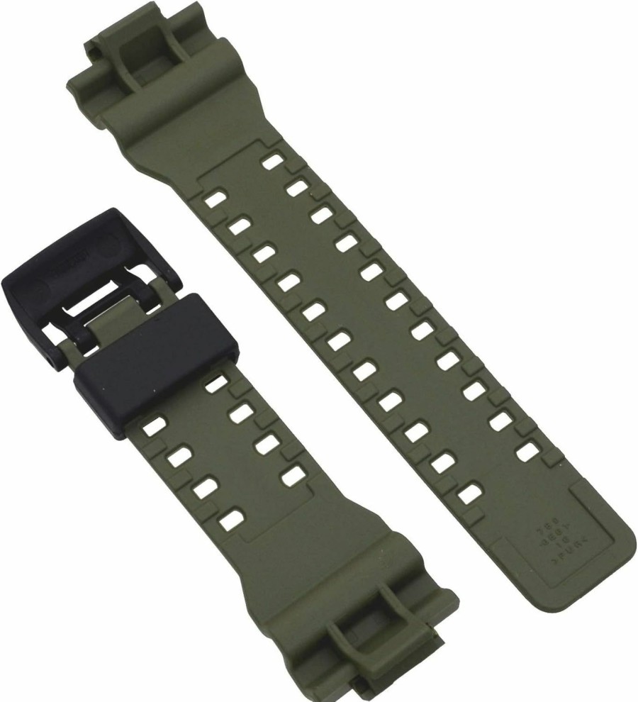 Best Casio Casio 10549322 Genuine Factory Olive Green G Shock Replacement Band - Ga700Uc-5A