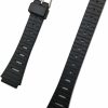 Wholesale NewLife Newlife 14Mm Black Rubber Watchband | Comfortable And Durable Pvc Material Replacement Wrist Watchstrap That Brings To Any Watch For Women