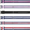 Online MCXGL 6-Piece Multi-Color Four-Size Nylon Strap Washable Watch Band For Men And Women (12Mm 16Mm 18Mm 20Mm)