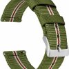 Online BARTON WATCH BANDS Barton Watch Bands - Ballistic Nylon Two-Piece Nato Style Straps - Choice Of Color & Width (18Mm, 20Mm, 22Mm)