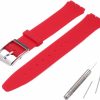 Online MCXGL Mcxgl Silicone Replacement Strap Ultra-Thin Ladies Watch Band Compatible With Swatch Skin Series No Second Watch (16Mm)