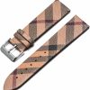 Hot Narako Genuine Leather Watch Band Calfskin Replacement Plaid Strap 14Mm 16Mm 18Mm 20Mm 22Mm For Men And Women