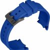 Online SINAIKE 18Mm 20Mm 22Mm Silicone Watch Band Premium Silicone Universal Curved Ends Rubber Strap Bracelet Brushed Stainless Steel Buckle For Men Women