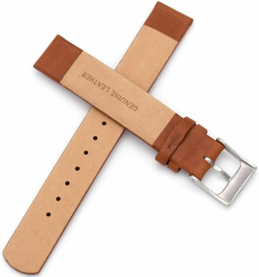 Online bullish 14Mm Spring Bar Genuine Leather Watch Strap Replacement For Skagen