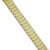 Hot Speidel Speidel Watch Band Flex Expansion Stretch Metal Two Tone Fits 10Mm To 14Mm - Spring Bars Included