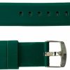 New BUZZUFY Buzzufy Silicone Green Chrono Watch Strap/Band 20Mm