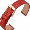 Wholesale ANNEFIT Annefit Women'S Leather Watch Band 10Mm 12Mm 13Mm 14Mm 15Mm 16Mm 18Mm 20Mm, Lizard Grain Slim Thin Replacement Strap