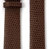 Online Watch Band Lizard Grain Speidel Men'S Lizard Grain Leather Watch Band, Brown 18 Mm