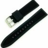 New Rubber Watch Bands 18Mm 20Mm 22Mm 24Mm Texture Soft Rubber Silicone Watch Band Waterproof