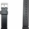 New NewLife Newlife 14Mm Black Rubber Watchband - Comfortable And Durable Pvc Material Replacement Watchstrap That Brings To Any Watch (Women'S Standard Length)