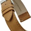 Hot STUNNING SELECTION Alpine Flat Stitched Genuine Leather Watch Strap With Quick Release Spring Bars - Black, Brown, Burgundy, Red, Pink, Blue, Grey - 12-22 Mm