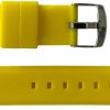 Wholesale BUZZUFY Buzzufy Silicone Yellow Chrono Watch Strap/Band 18Mm