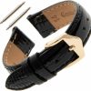 Best Gilden Gilden Ladies 12-14Mm Shiny Teju-Lizard-Grain Calfskin Watch Band Ls41