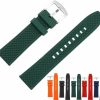 Clearance Strapseeker Strapseeker Eddy Quick-Release Premium Perforated Rally Fkm Rubber Dive Watch Band-Watch Bands For Men & Women 20Mm 22Mm- Fluororubber Replacement Watch Band For Seiko Divers & Sports Watches-Compatible With Most Watches