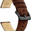 Clearance BARTON WATCH BANDS Barton Water-Resistant Leather Watch Bands - Quick Release - Choose Strap Color & Size - 18Mm, 20Mm, 22Mm & 24Mm Watch Straps