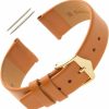 Clearance Gilden Gilden 20Mm Uni Classic Calfskin Fashion Color Flat Leather Watch Band F60