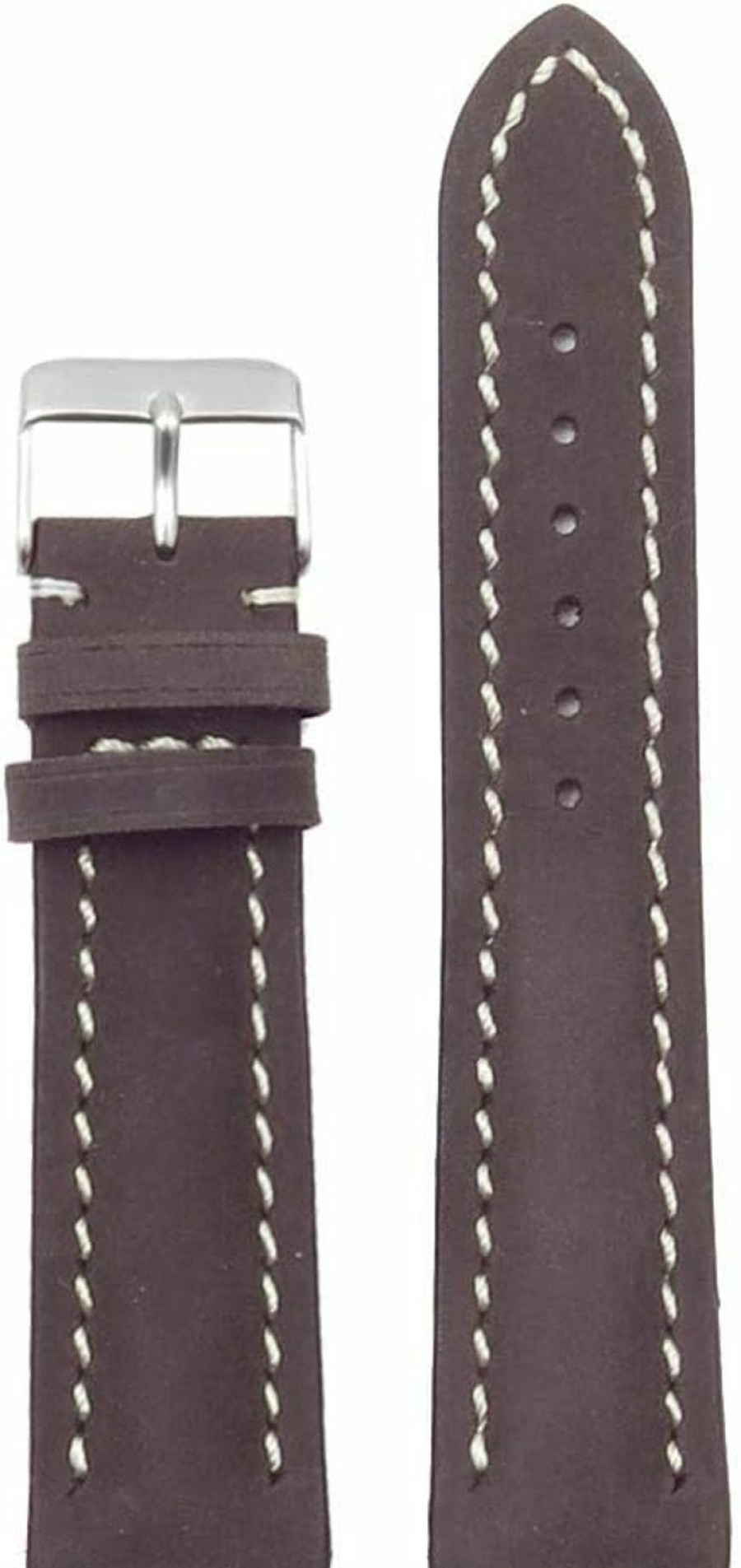 New DASSARI Avant Distressed Padded Italian Leather Watch Band Strap - Choose Your Color - 20Mm 22Mm 24Mm