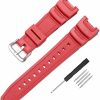 New Narako Resin Watch Strap For Casio Sgw-100 Sports Waterproof Rubber Replacement Watch Band