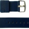 New BUZZUFY Buzzufy Silicone Dark Blue Chrono Watch Strap 18Mm