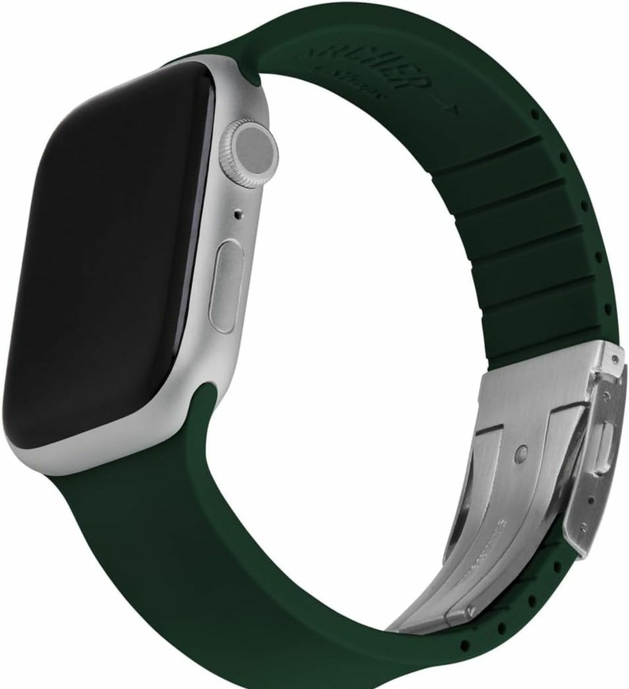 New Archer Watch Straps Archer Watch Straps - Custom Fit Silicone Straps For Apple Watch