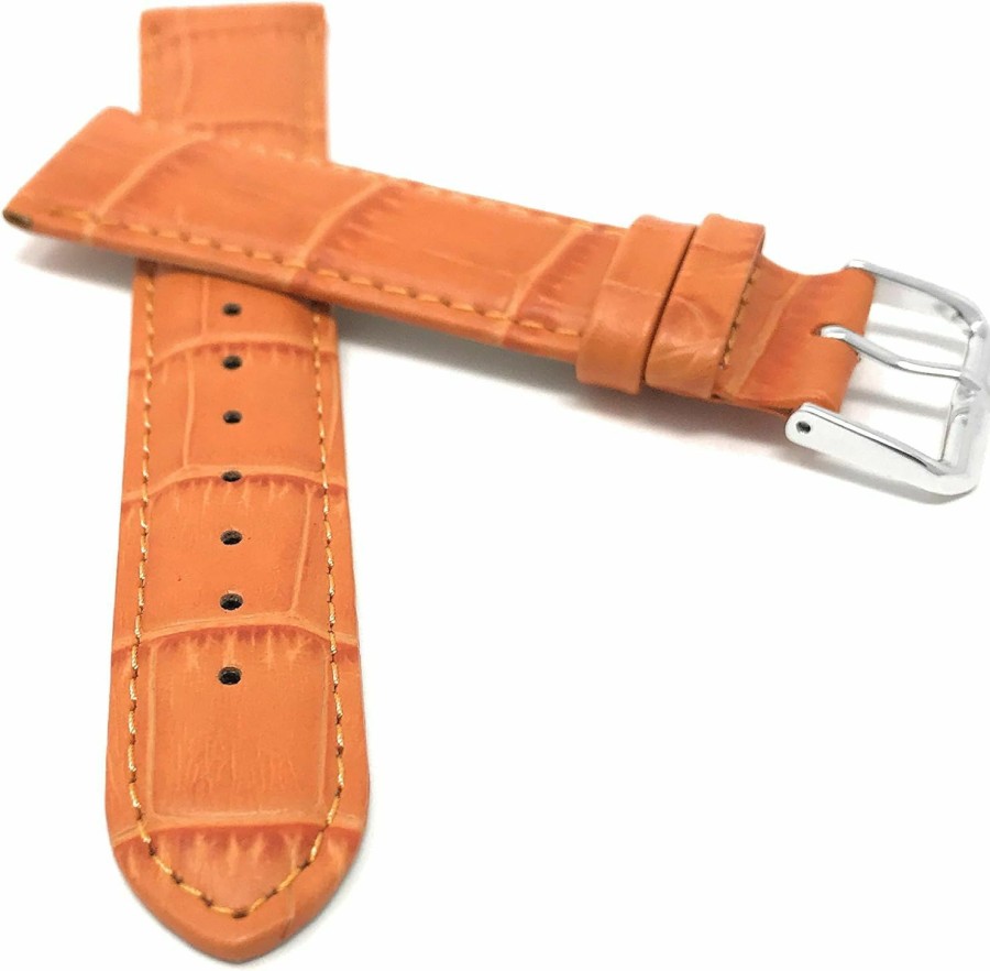 Best Bandini Bandini Womens Leather Watch Band Strap - Alligator Pattern - 8 Colors - 12Mm, 14Mm, 16Mm, 18Mm, 20Mm