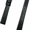 Wholesale NewLife 12Mm Black Genuine Leather Watchband | Tail Lizard Grain, Flat Replacement Bracelet Watchstrap That Brings New Life To Any Watch (Womens Standard Length)