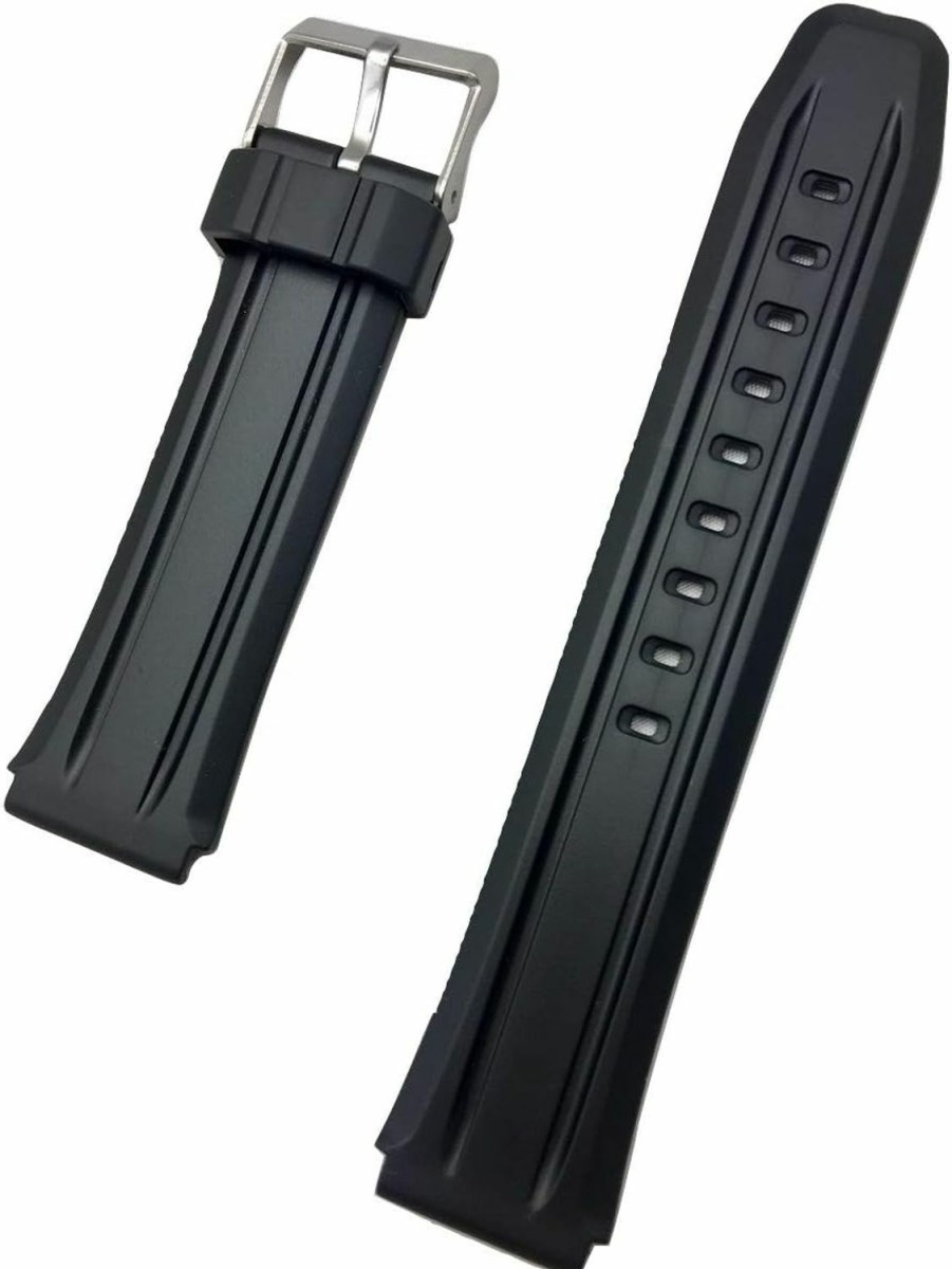 Best NewLife 20Mm Black Rubber Pvc Material Watch Band | Comfortable And Durable Replacement Wrist Strap That Brings To Any Watch For Men And Women