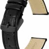 Hot BISONSTRAP Bisonstrap Watch Bands, Alligator Embossed Leather Watch Straps, Band Width- 18Mm 20Mm 22Mm 24Mm