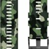 Online NVVVNX 22Mm 26Mm Men Women Green Camo Sports Watch Band,For Garmin Series Watch Quick Fit Replace Rubber Watch Strap