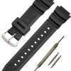 Clearance Rihahisy Waterproof Natural Resin Replacement Watch Band For Casio Aq-S810 Aq-S800W W-735H Aeq-110 Stl-S100 Trt-110 Hdc-700 Sgw-300H