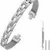 Clearance Kevisae Kevisae Stainless Steel Watch Band Strap Compatible With Armani Ar7328 7330 7331 7353 7361 7362 7400 7418 7632-Armani Watch Band