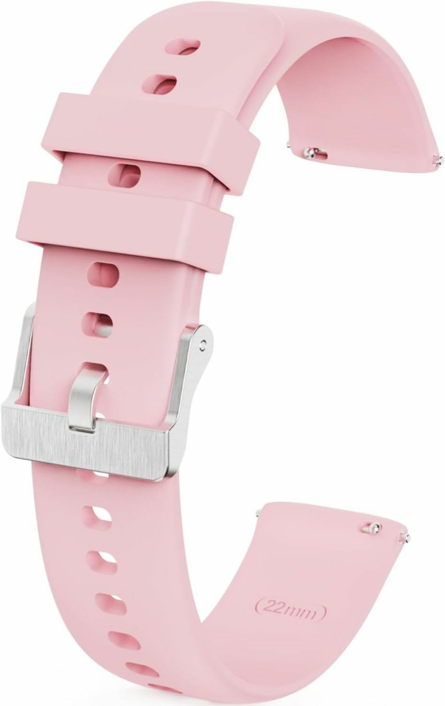 Best NBONAL Nbonal Silicone Watch Band With Quick Release For Women Men Soft Thin Strap For Replacement(22Mm-Pink)