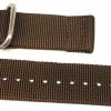 New Da Luca Two Piece Ballistic Nylon Watch Strap (Matte Buckle) 18Mm 20Mm 22Mm 24Mm 26Mm